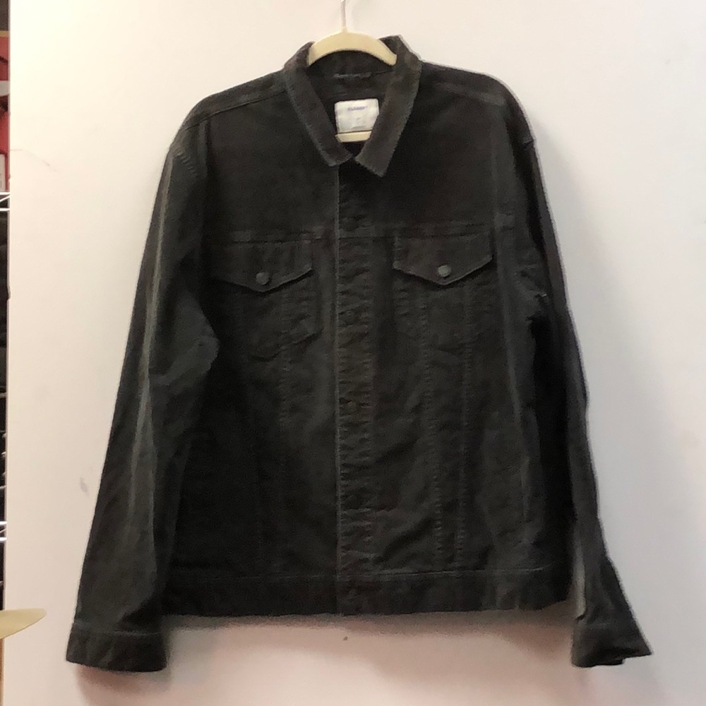 Mens old navy xxl corduroy jacket green/black